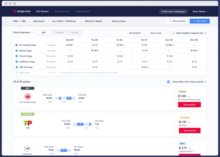 Air cargo portals automate cross-border booking amid neutrality concerns