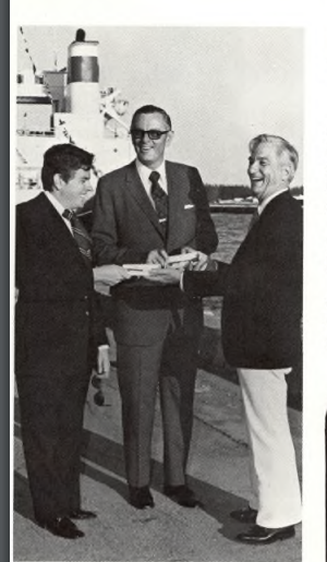 The beginning of the ‘catamaran-tug’