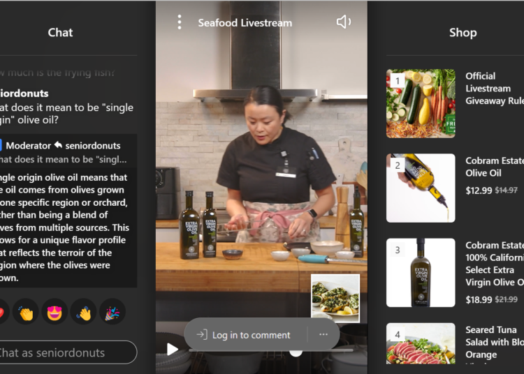 The Fresh Market adds AI capabilities to its shoppable livestreams