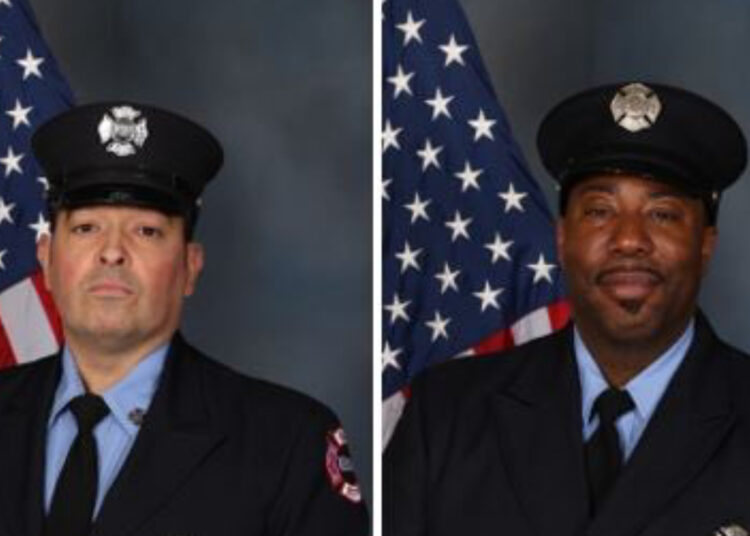 2 firefighters killed in car carrier blaze at Port Newark