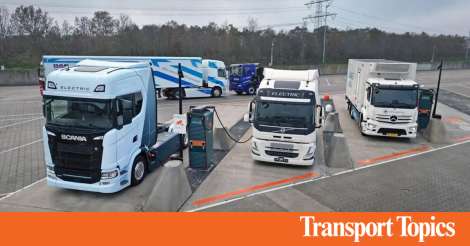 Truck Manufacturer JV Opens First Heavy-Duty EV Charging Hub