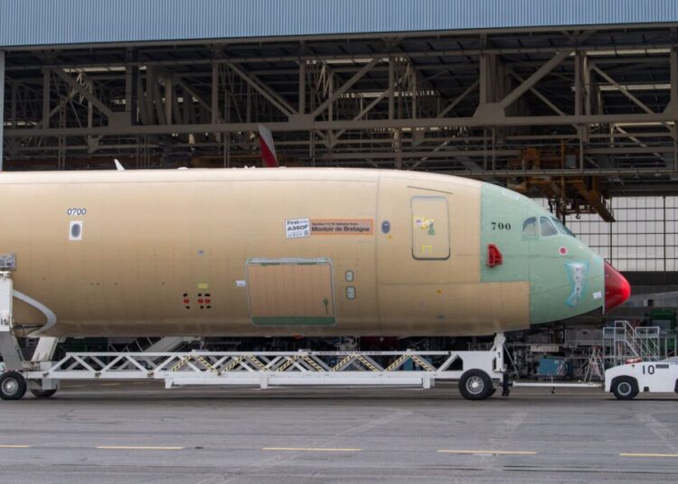 Airbus finalizes A350 freighter prototype for test flights, certification