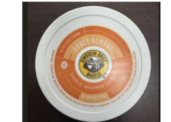 Einstein Bros. cream cheese recalled because of undeclared almonds