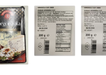 Gorgonzola under recall because of Listeria contamination