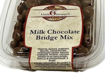Bridge mix recalled because of undeclared allergens