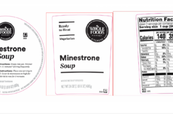 Whole Foods soup recalled because of undeclared shrimp