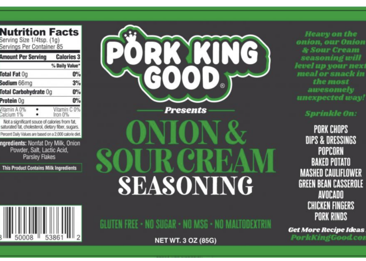 Pork rind seasoning recalled because of Salmonella risk