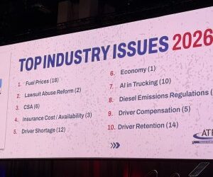 Pump price is trucking’s #1 concern: ATRI survey